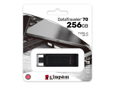 Flash Drive Kingston DataTraveler 70 256GB USB-C 3.2 Gen 1